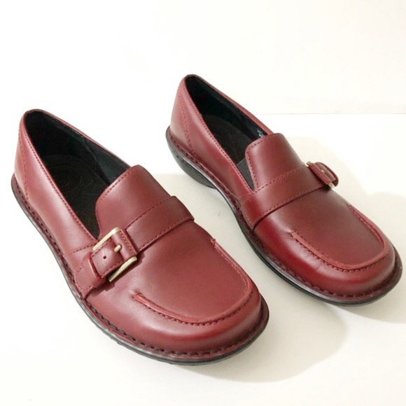 NEW Red Wing Shoes Leather Flats Slip on Red 6.5